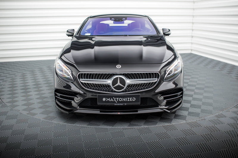 Maxton Design Front Diffusor V.1 Mercedes-Benz S Coupe AMG-Line C217 Facelift