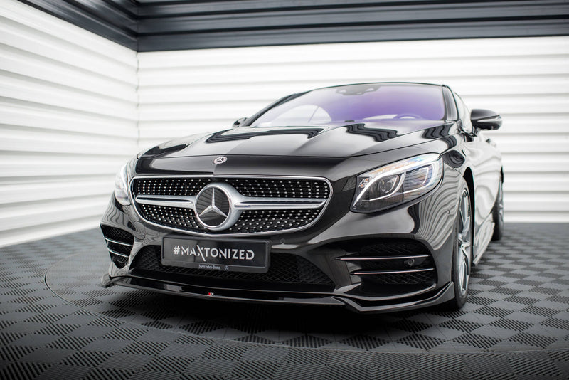 Maxton Design Front Diffusor V.1 Mercedes-Benz S Coupe AMG-Line C217 Facelift