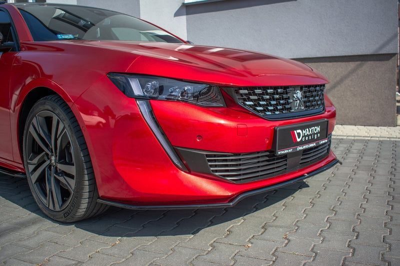 Maxton Design Splitter / Front Splitter V.1 Peugeot 508 GT Mk2