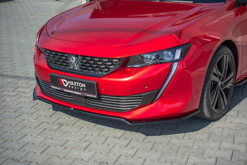 Maxton Design Splitter / Front Splitter V.1 Peugeot 508 GT Mk2