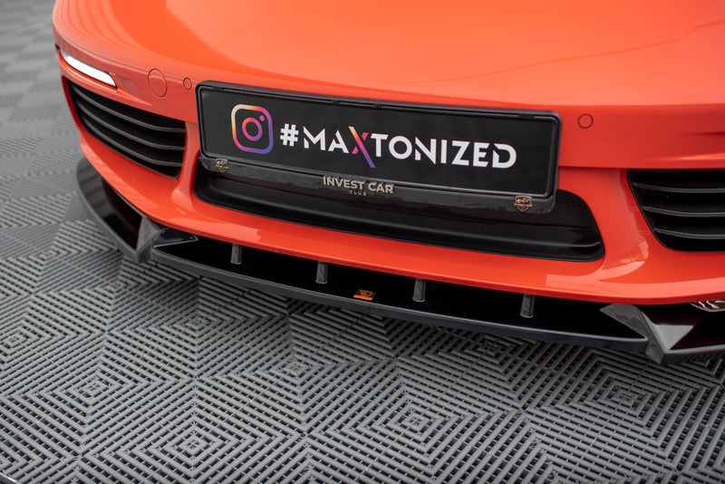 Maxton Design Front Diffusor V.1 Porsche 718 Cayman 982c