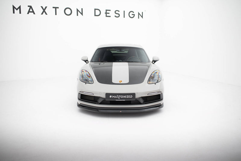 Maxton Design Front Diffusor  V.1 Porsche 718 Cayman GTS 982c
