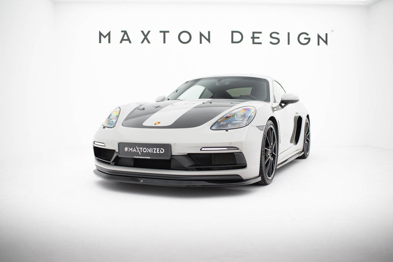 Maxton Design Front Diffusor  V.1 Porsche 718 Cayman GTS 982c