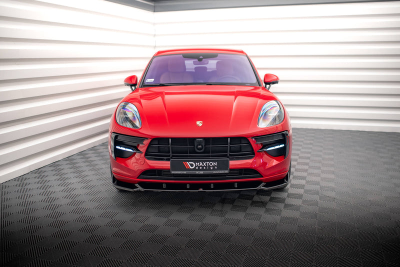 Maxton Design Front Diffusor V.1 Porsche Macan GTS / Sport Design Mk1 Facelift