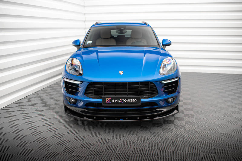 Maxton Design Front Diffuser V.1 Porsche Macan Mk1
