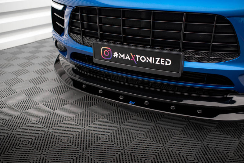 Maxton Design Front Diffuser V.1 Porsche Macan Mk1