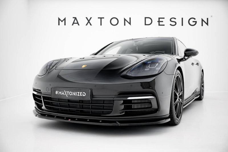 Maxton Design Front Diffuser V.1 Porsche Panamera E-Hybrid / Panamera 4S 971