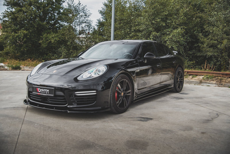 Maxton Design Front Diffuser V.1 Porsche Panamera Turbo 970 Facelift