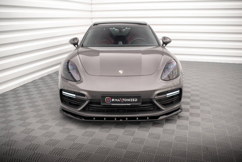 Maxton Design Front Diffuser V.1 Porsche Panamera Turbo S E-Hybrid