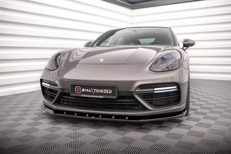 Maxton Design Front Diffuser V.1 Porsche Panamera Turbo S E-Hybrid