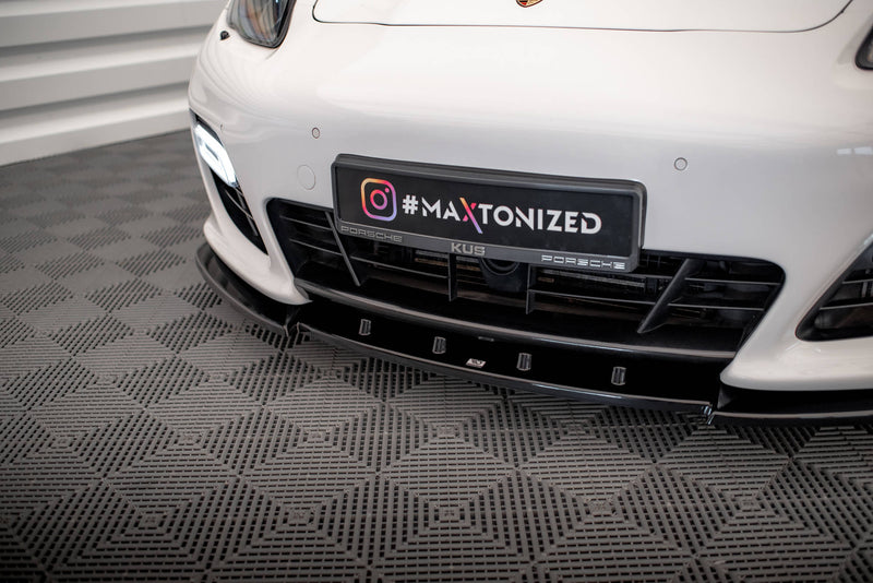 Maxton Design Front Diffuser V.1 Porsche Panamera Turbo Sport Design Package 970