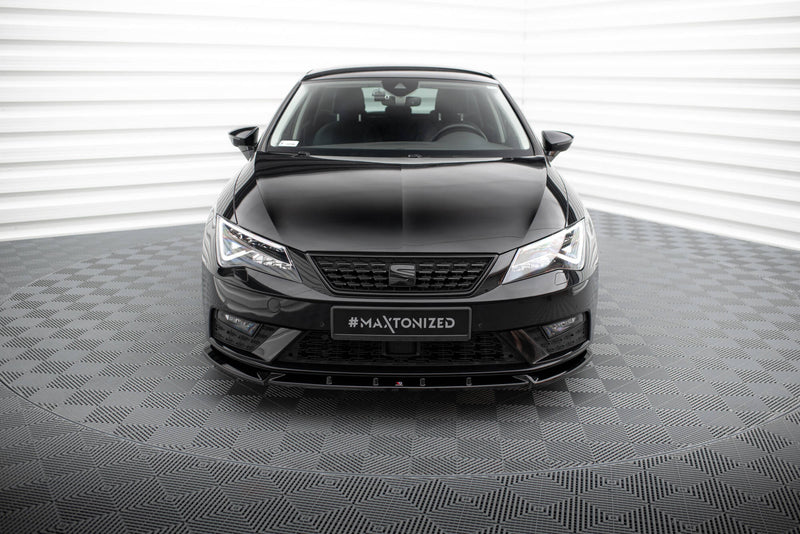 Maxton Design Front Diffusor V.1 Seat Leon Mk3 Facelift