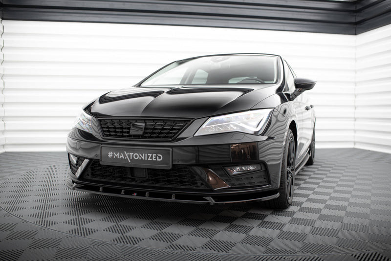 Maxton Design Front Diffusor V.1 Seat Leon Mk3 Facelift