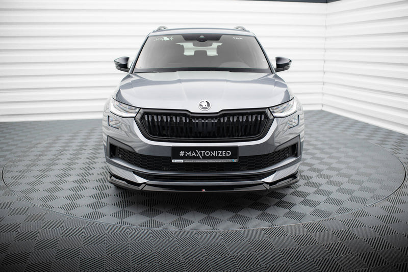 Maxton Design Front Diffuser V.1 Skoda Kodiaq Sportline Mk1 Facelift