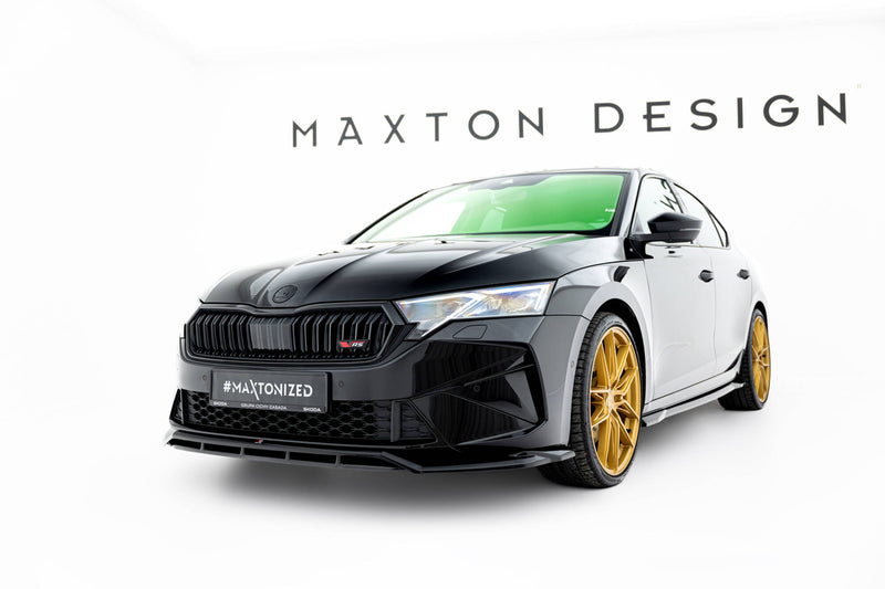 Maxton Design Front Diffusor V.1 Skoda Octavia RS Liftback / Combi Mk4 Facelift