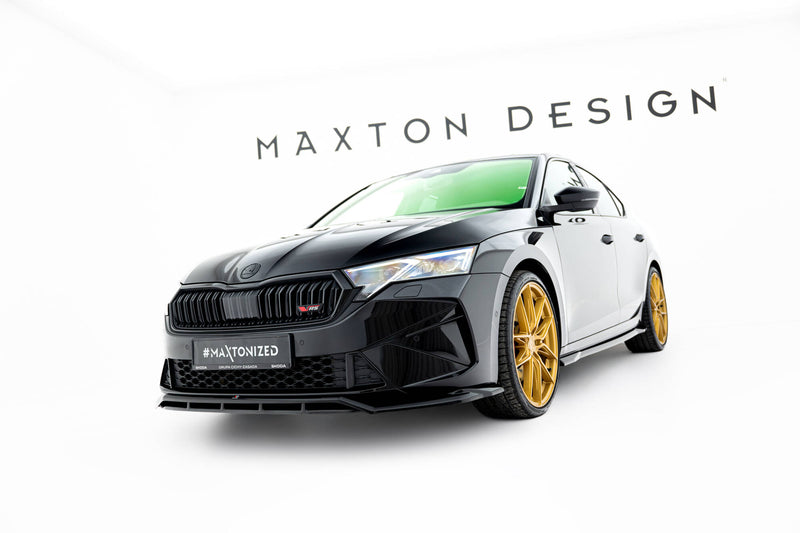 Maxton Design Front Diffusor V.1 Skoda Octavia RS Liftback / Combi Mk4 Facelift