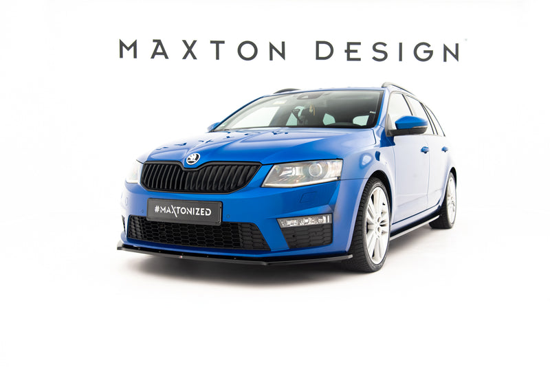 Maxton Design Front Diffuser V.1 Skoda Octavia RS Mk3