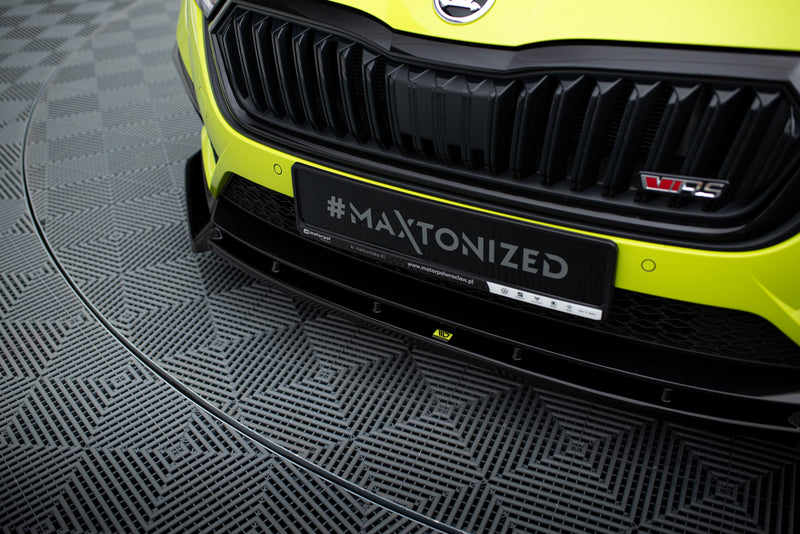 Maxton Design Front Diffuser V.1 Skoda Octavia RS Mk4