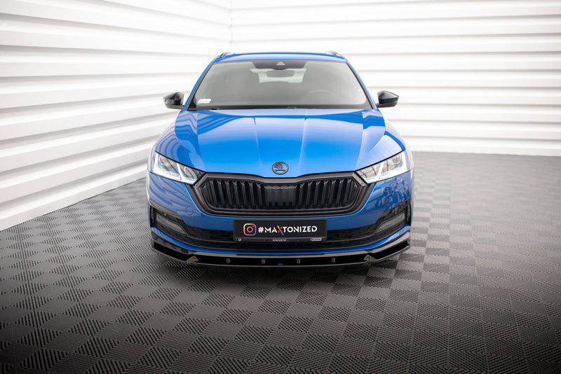 Maxton Design Front Diffuser V.1 Skoda Octavia Sportline Mk4