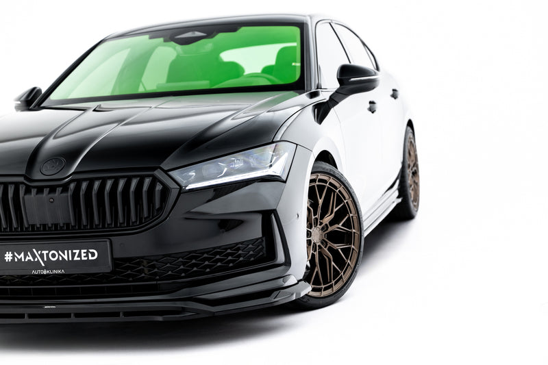 Maxton Design Front Diffusor V.1 Skoda Superb Sportline Mk4