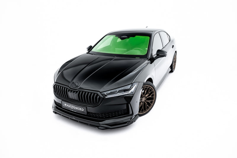 Maxton Design Front Diffusor V.1 Skoda Superb Sportline Mk4