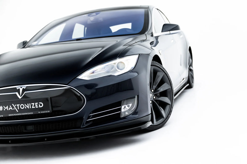 Maxton Design Front Diffusor V.1 Tesla Model S Mk1
