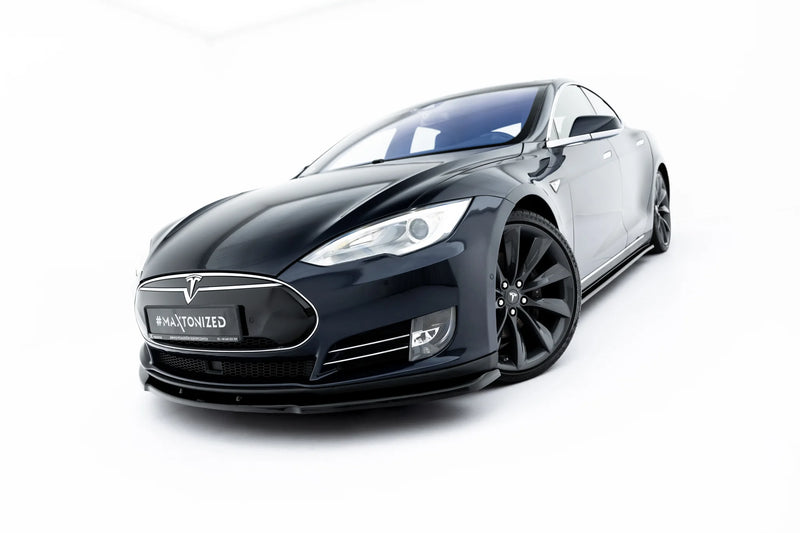 Maxton Design Front Diffusor V.1 Tesla Model S Mk1
