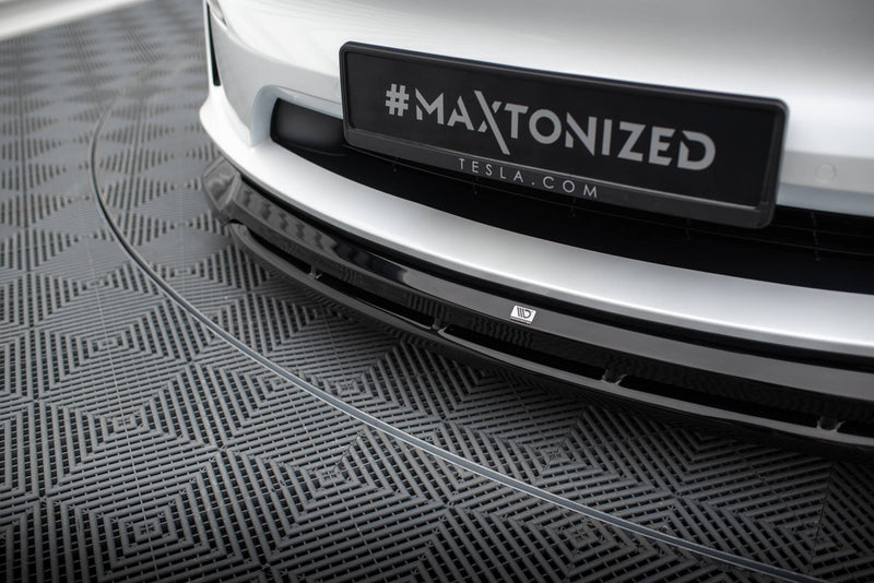 Maxton Design Front Diffusor V.1 Tesla Model X Mk1 Facelift