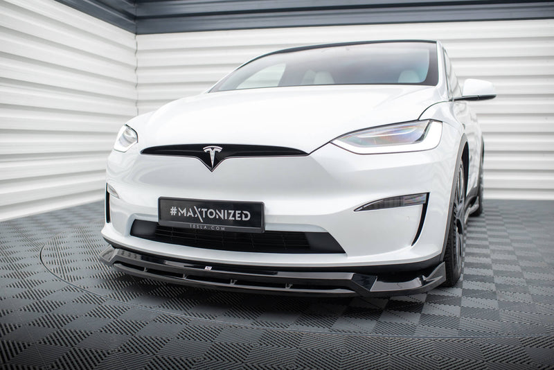 Maxton Design Front Diffusor V.1 Tesla Model X Mk1 Facelift