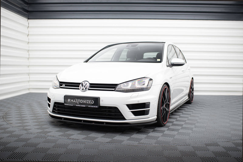 Maxton Design Front Diffuser V.1 VW Golf 7 R / R-Line