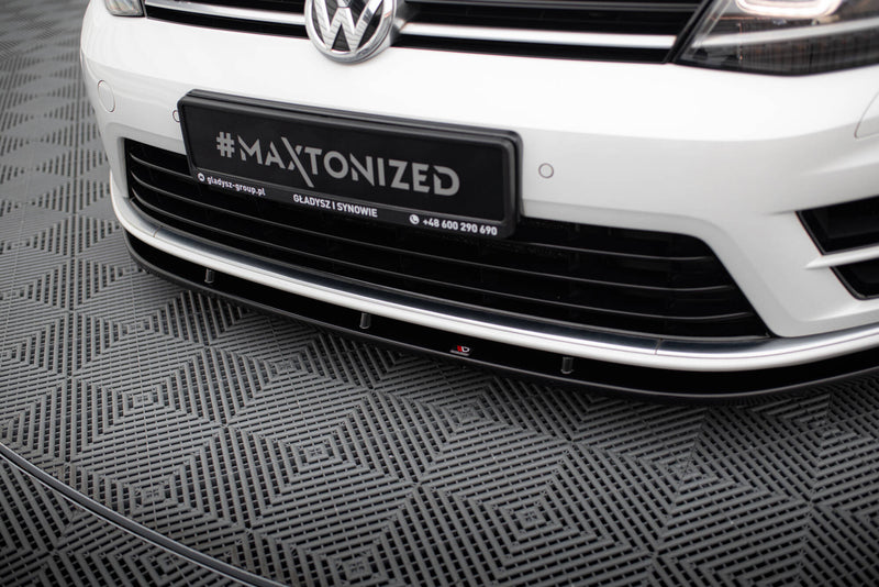 Maxton Design Front Diffuser V.1 VW Golf 7 R / R-Line