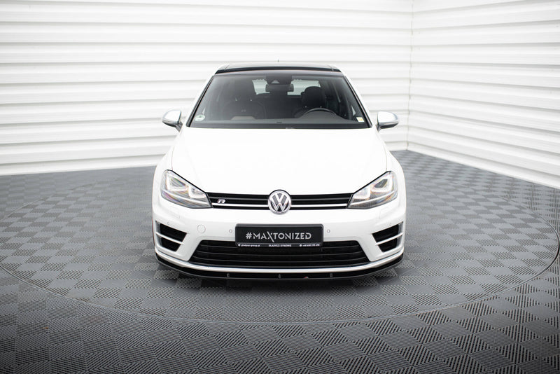 Maxton Design Front Diffuser V.1 VW Golf 7 R / R-Line