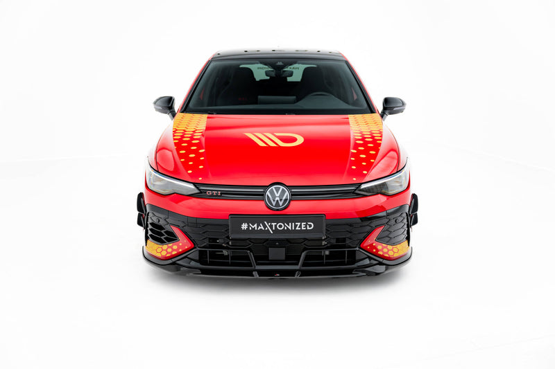 Maxton Design Front Diffusor V.1 Volkswagen Golf GTI Clubsport Mk8 Facelift