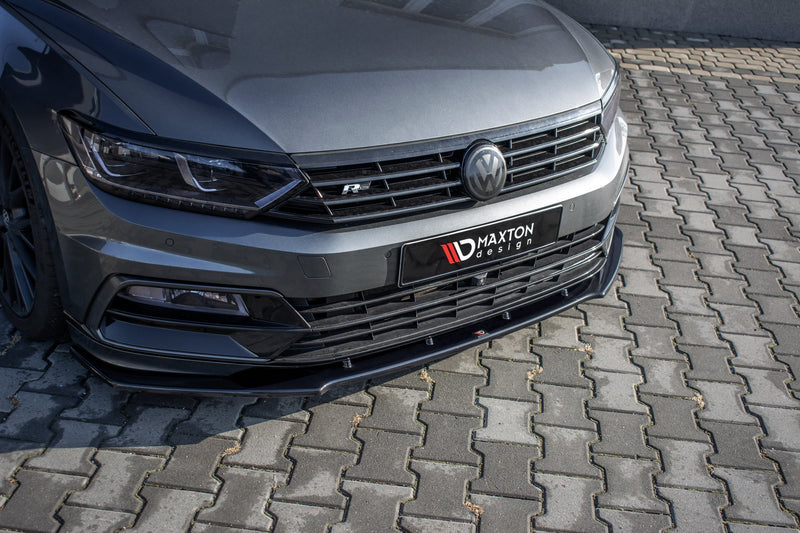 Maxton Design Splitter / Front Splitter V.1 Volkswagen Passat R-Line B8