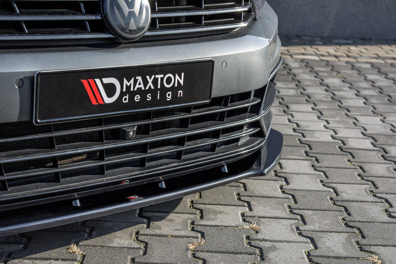 Maxton Design Splitter / Front Splitter V.1 Volkswagen Passat R-Line B8