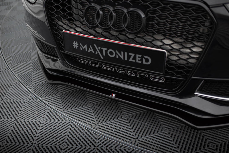 Maxton Design Front Diffuser V.2 Audi A4 S-Line / S4 B8 Facelift