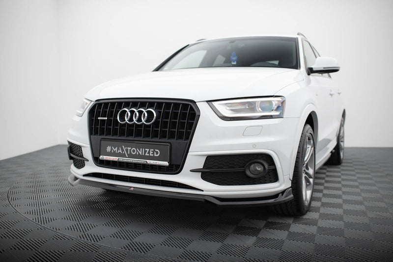 Maxton Design Front Diffuser V.2 Audi Q3 S-line 8U