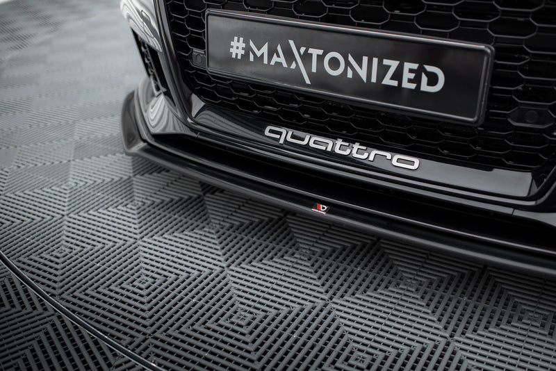 Maxton Design Splitter / Front Splitter V.2 Audi RS3 8V FL Sedan