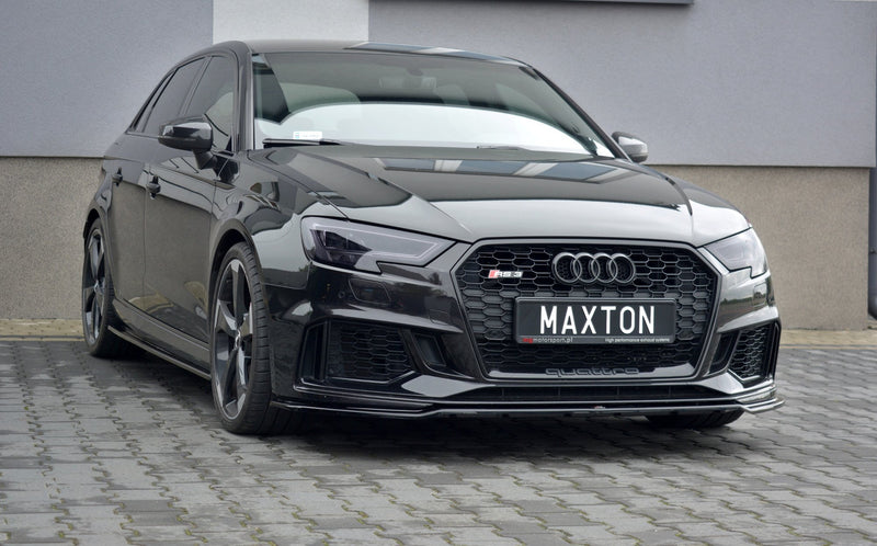 Maxton Design Splitter / Front Splitter V.2 Audi RS3 8V FL Sportback