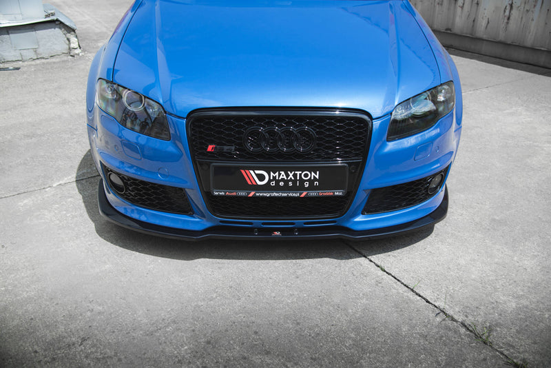 Maxton Design Front Diffuser V.2 Audi RS4 B7