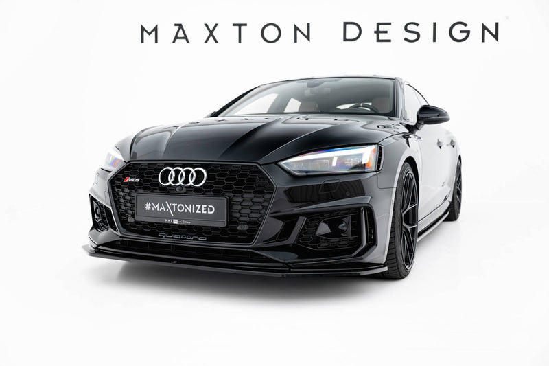 Maxton Design Front Diffuser V.2 Audi RS5 Coupe / Sportback F5