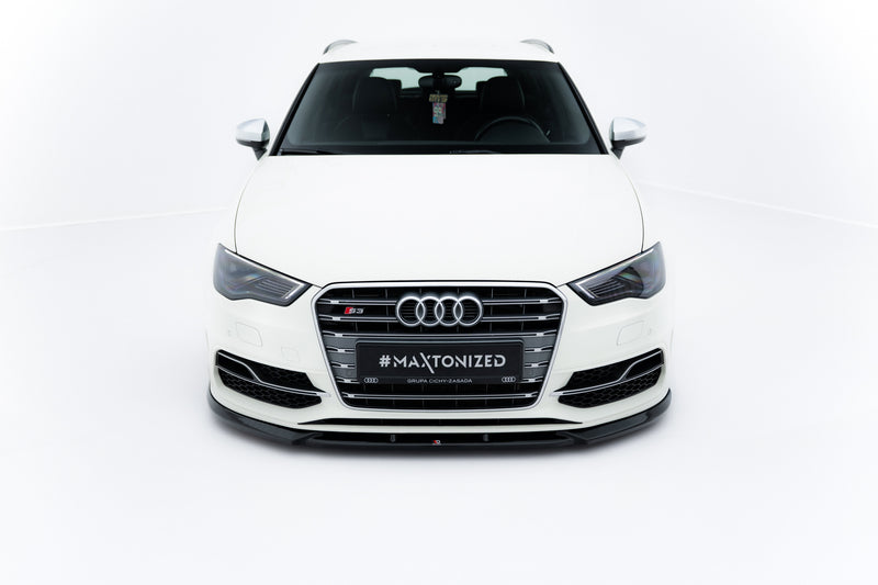 Maxton Design Front Diffuser V.2 Audi S3 / A3 S-Line Sportback / Hatchback 8V