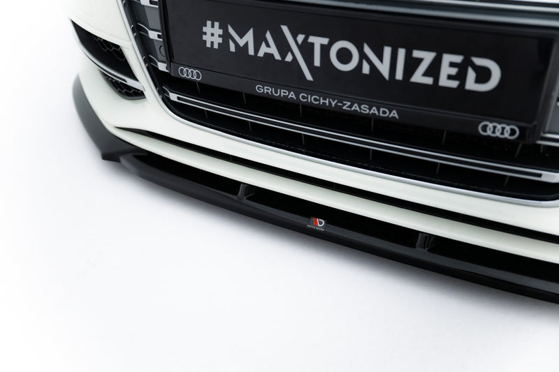 Maxton Design Front Diffuser V.2 Audi S3 / A3 S-Line Sportback / Hatchback 8V