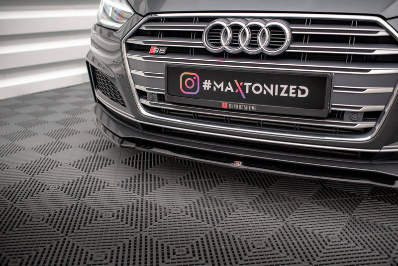 Maxton Design Front Diffuser V.2 Audi S5 / A5 S-Line F5 Coupe / Sportback