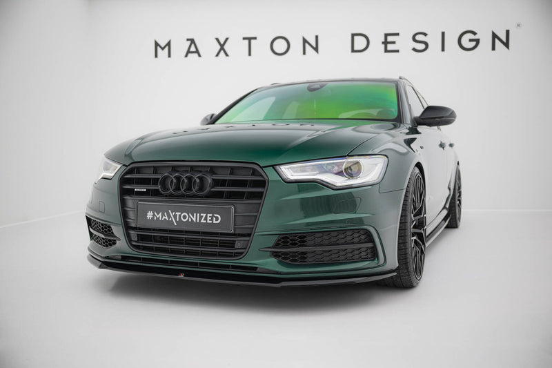 Maxton Design Front Diffusor V.2 Audi S6 / A6 S-Line C7