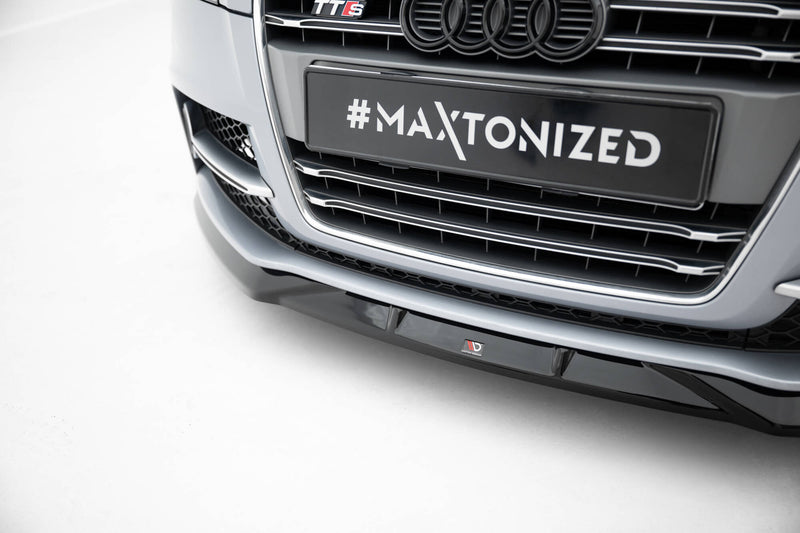 Maxton Design Front Diffuser V.2 Audi TT S / TT S-Line 8J Facelift