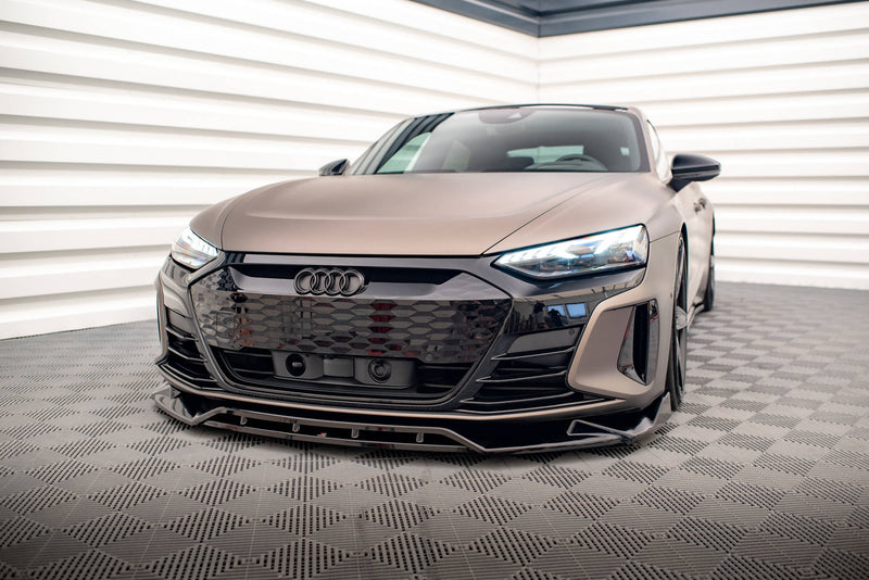 Maxton Design Front Diffusor V.2 Audi e-Tron GT / RS GT Mk1