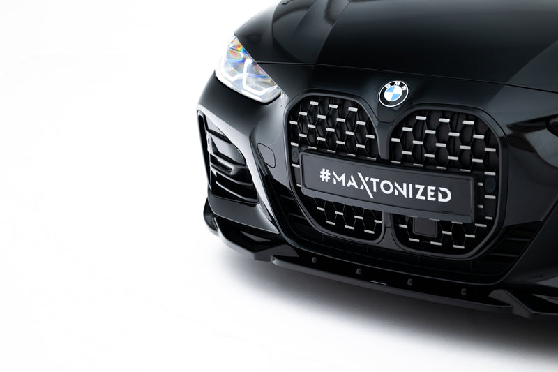 Maxton Design Front Diffuser V.2 for BMW 4 Series M-Pack / M440i G22 / G23 / G22 Facelift / G23 Facelift