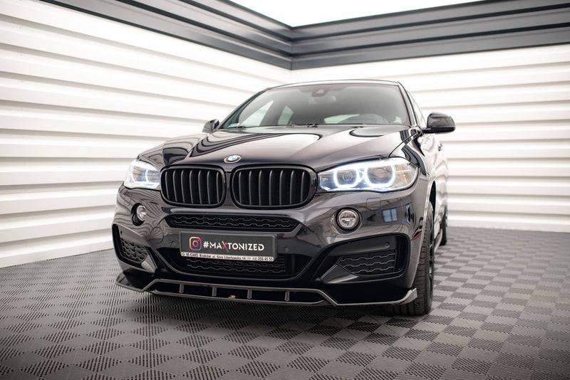 Maxton Design Front Diffusor V.2 BMW X6 M-Pack F16