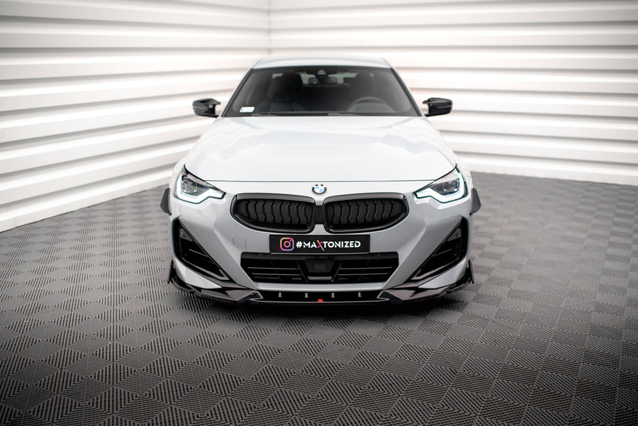 Maxton Design Front Diffusor V.2 + Flaps BMW 2 Coupe M-Pack / M240i G42